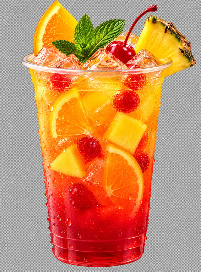 Tropical Sunset Splash.