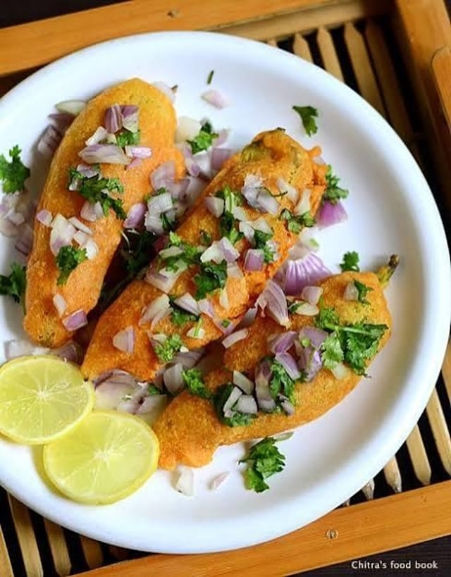 Mirchi Stuffed.